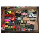 Large lot of toy cars