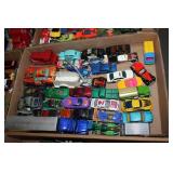 Large lot of toy cars