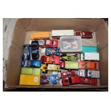 Large lot of toy cars