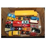 Large lot of toy cars