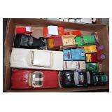 Large lot of toy cars