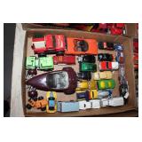 Large lot of toy cars