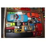 Large lot of toy cars