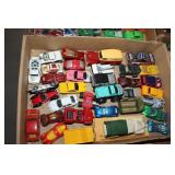 Large lot of toy cars