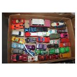Large lot of toy cars