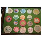 Vintage milk top shadow box