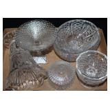 Miss America glass compote bowl, candy dish, etc