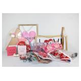 Large lot of Valentines Day decor