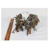 Large lot of mixed keys Antique etc.