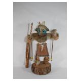 Lizard B. Coho Kachinia wooden hand carved doll