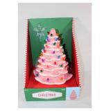 New Pink Lighted Christmas Tree