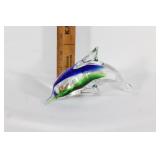 Hand Blown glass dolphin