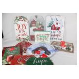 Large Lot of New Christmas signs