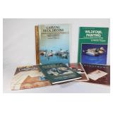 Lot of VTG Books,Duck Decoys,Duck guide etc