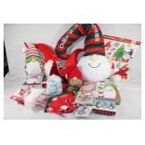 Lot of Gnome Christmas Items, Dolls, Ornaments etc