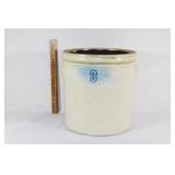 Antique stoneware crock with handles 3