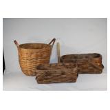 Three VTG fruit baskets