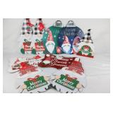 Lot of Gnome New Christmas Signs