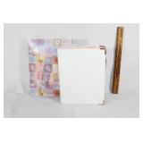 Two books full of scrapbooking stickers