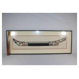 Framed Native American Print numbered/signed