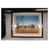 Signed Native American print