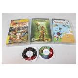 Lot of 5 PSP Games - Daxter, Worms, etc.