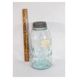 Antique blown glass Atlas Jar