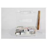 Large container of scrapbooking mini books