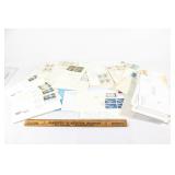 Large lot of used Stamps on envelopes