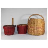 Three VTG fruit baskets