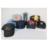 Sports Hats and NY Jets Straw Dispenser