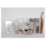 Large lot of scrapbooking decorations