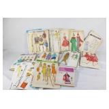 Lot of Vintage Sewing Patterns - Simplicity etc.