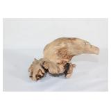 Carved Driftwood Eagle Head