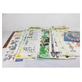 Large lot of wall decals