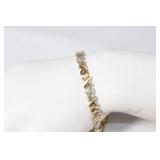 10 kt Yellow Gold & Chip Diamond Bracelet