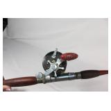 Vintage Penn Reel #155 and Fishing Rod