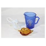 Fenton Shoe, Shirley Temple Pitcher, etc.