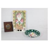 Made in Italy Santa Plate, Jerusalem Plaque etc.