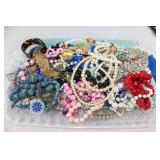 Large lot of mixed costume jewelry