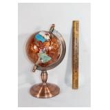 VTG Stone inlay globe metal base