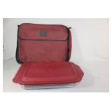 Vintage Pyrex Portable Carrier & Casserole Dish