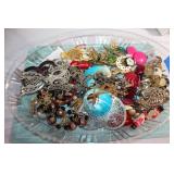 Large lot of Vintage costume jewelry