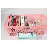 Lot of Ribbons and Ribbon Cutter