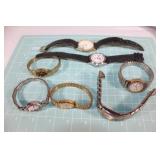 Large lot of costume watches,Timex