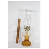 VTG Glass oil lamp-Lamplight Farms
