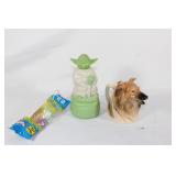 Yoda PEZ Dispenser,Soap Dispenser, VTG Dog Creamer