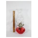 VTG Glass oil lamp-Lamplight Farms