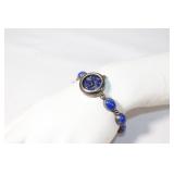 Sterling Silver & Lapis Lazuli Wristwatch