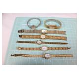 7 VTG Womens watches Elgin,Benrus Etc.